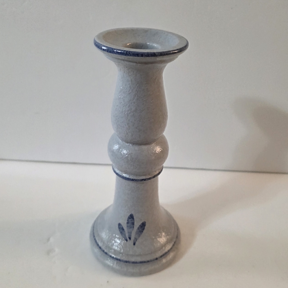 Vintage Royal Haeger Taper Candle Holder Blue SINGLE